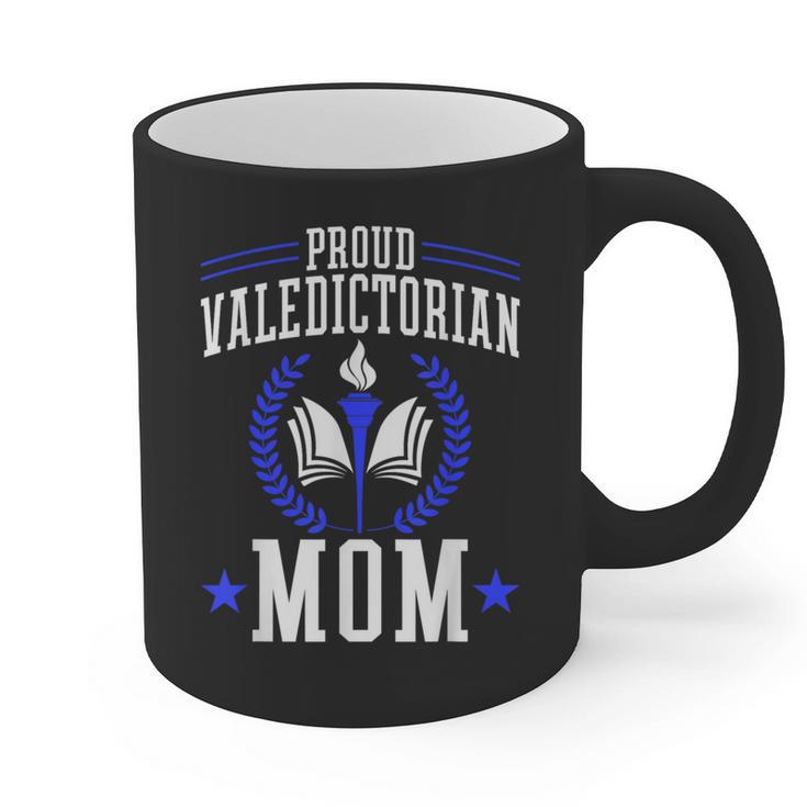 Proud Valedictorian Mom Graduation Grad Mom Class Of 2025 Graphic Print Coffee Mug