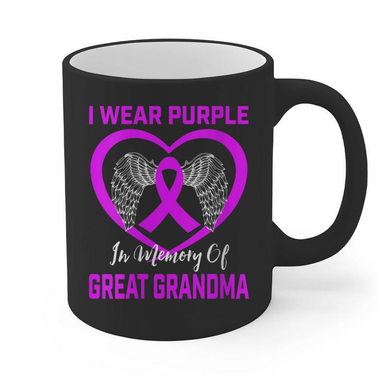 Purple In Memory Of Great Grandma Epilepsy Awareness Graphic Graphic Print Coffee Mug