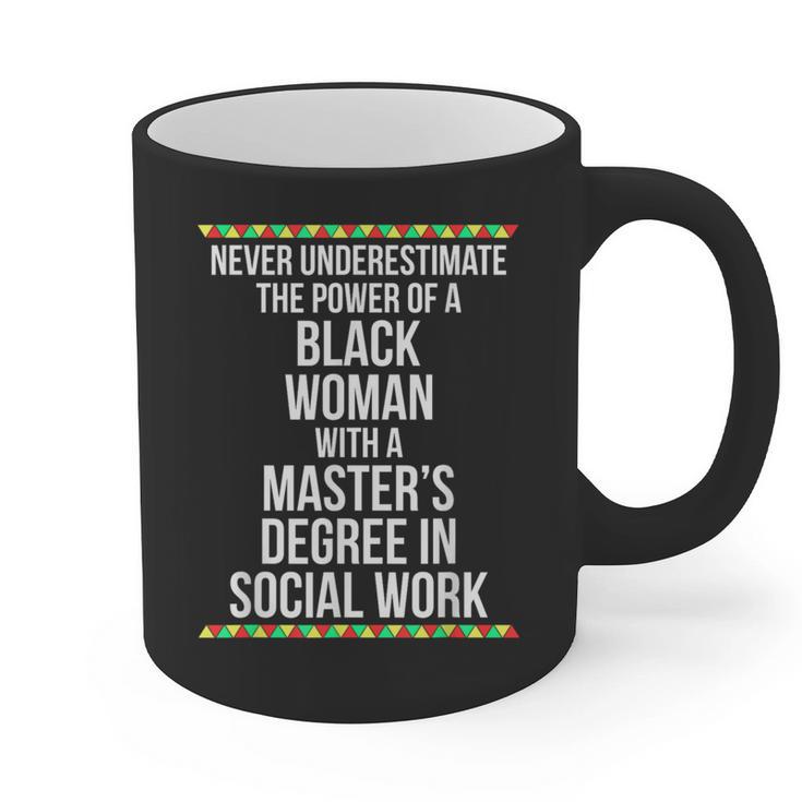 Queen MSW Social Work Masters Graduation Graphic Print Coffee Mug
