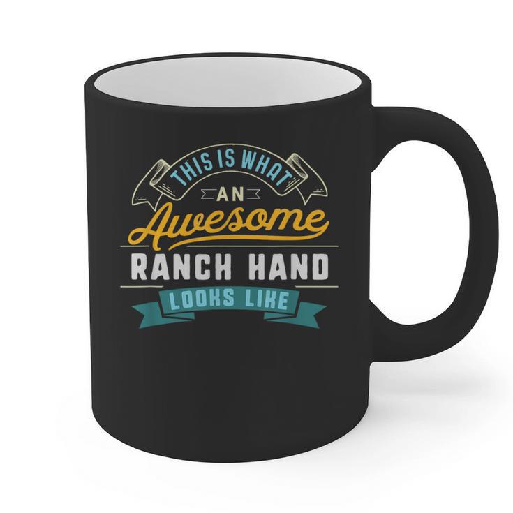 Ranch Hand Shirt Awesome Job Occupation Graduation Graphic Print Coffee Mug