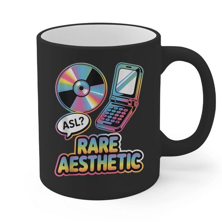 Rare Aesthetic Retro Nostalgia Y2K Vibes Graphic Print Coffee Mug
