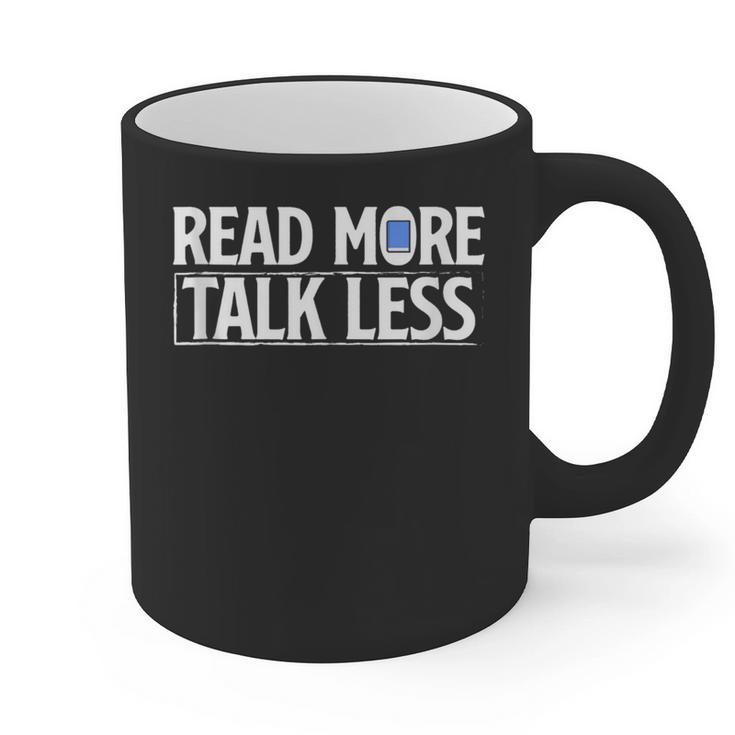 Read More Talk Less Introvert Graphic Print Coffee Mug