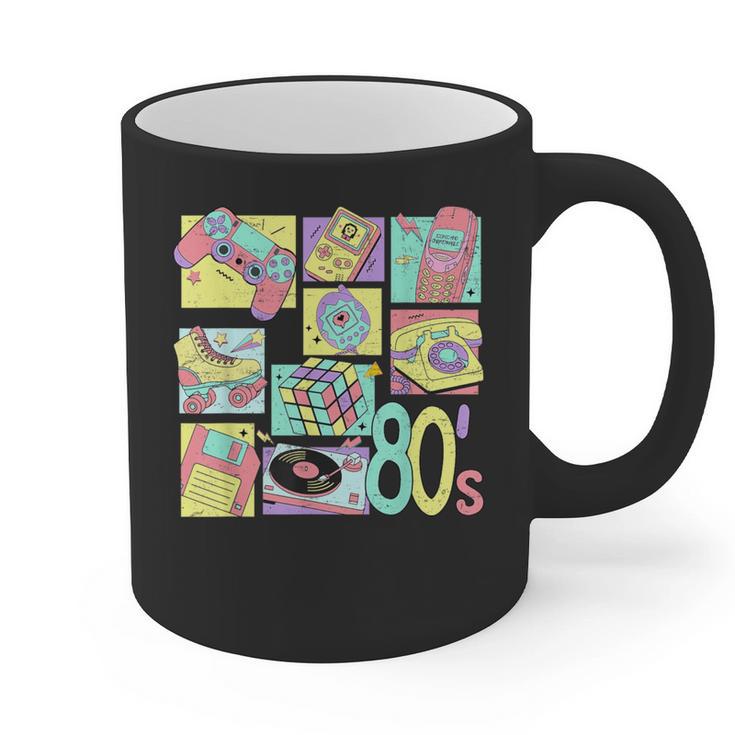 Retro 80s Nostalgia 1980s Throwback Party Costume Graphic Print Coffee Mug