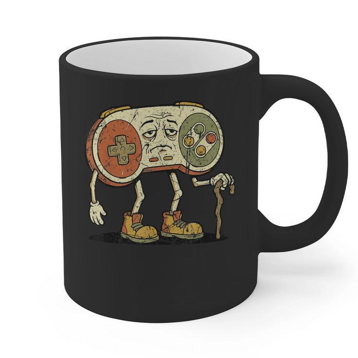 Retro Gamer 80s 90s Gaming Nostalgia Video Game Men Graphic Print Coffee Mug