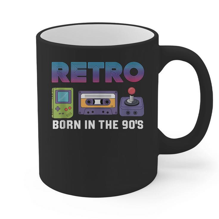 Retro Gaming Nostalgia Tee Perfect For 90s Lovers Graphic Print Coffee Mug