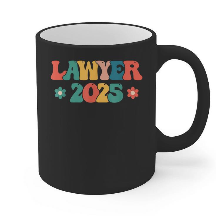 Retro Lawyer 2025 Attorney School Graduation Student Lawyer Graphic Print Coffee Mug