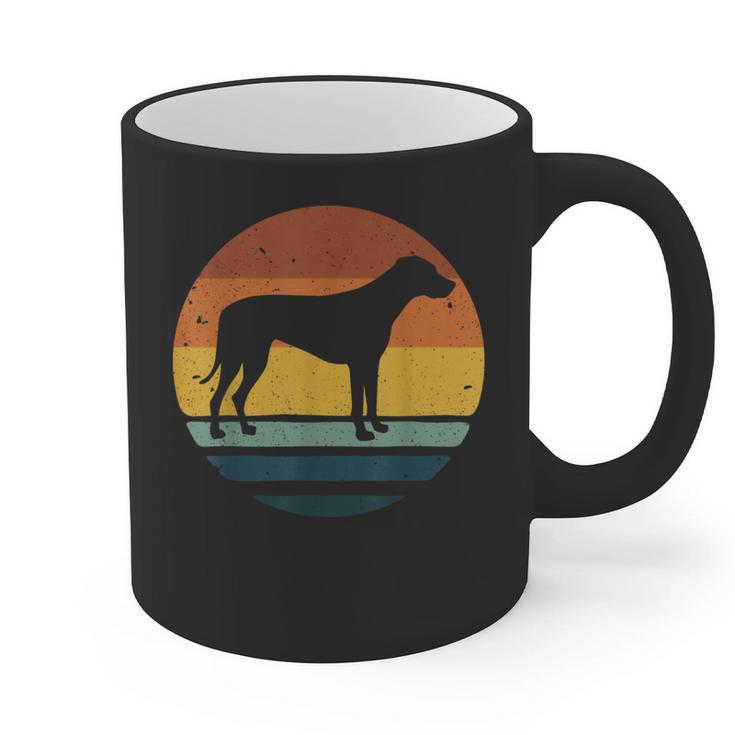 Rhodesian Ridgeback Vintage Retro Dog Mom Dad Graphic Print Coffee Mug