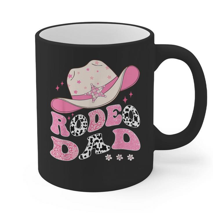 Rodeo Dad Pink Cowgirl 1St Birthday Family Matching Graphic Print Coffee Mug