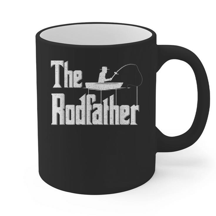 The Rodfather  Fishing Dad Graphic Print Coffee Mug