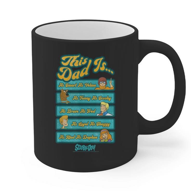 Scooby-Doo Father's Day Vintage Group Shot This Dad Is Graphic Print Coffee Mug