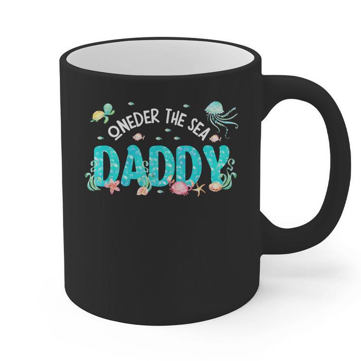 Under Sea Daddy Birthday Girl Boy Matching Family Party Graphic Print Coffee Mug