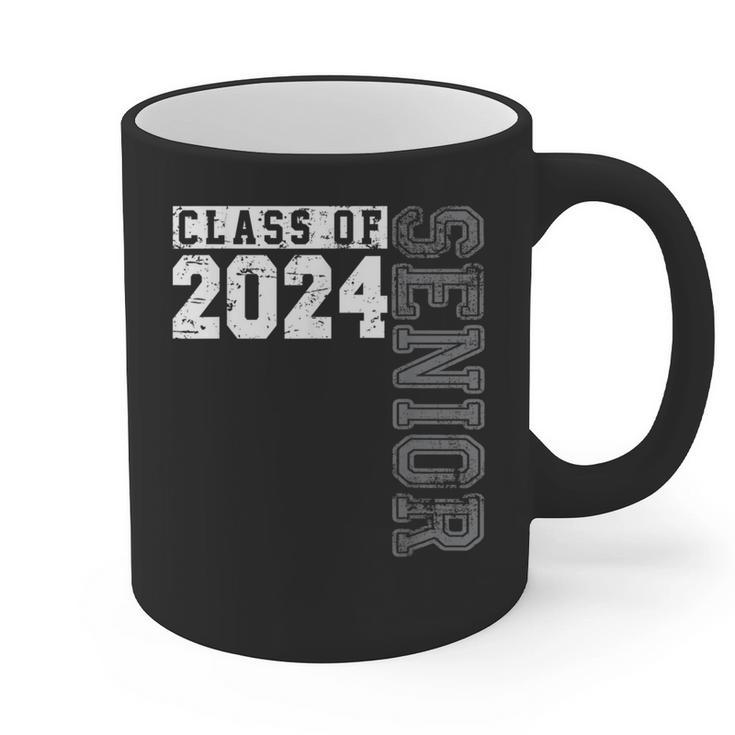 Senior 2024 Class Of 2024 Seniors Graduation 2024 Senior 24 Graphic Print Coffee Mug