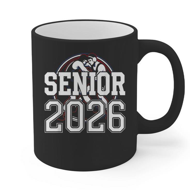 Senior 2026 Wrestling Class Of 2026 Wrestler Graduation Graphic Print Coffee Mug