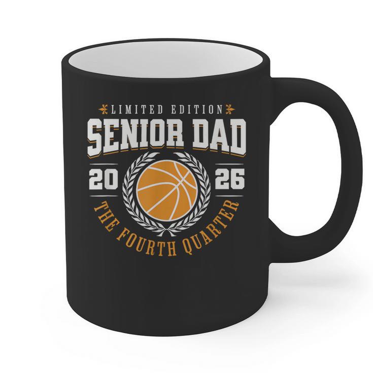 Senior Basketball Dad 2026 The Final Quarter Graphic Print Coffee Mug