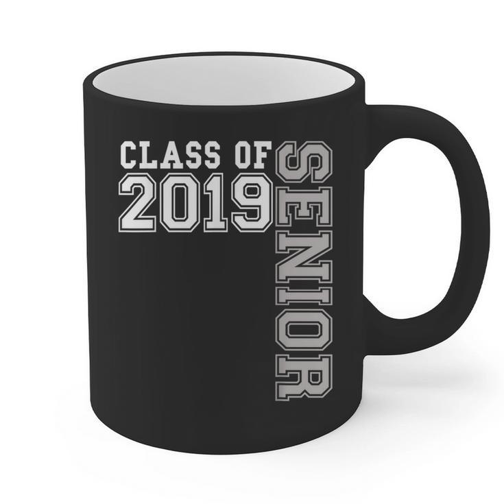 Senior Class Of 2019 19 Shirt High School Graduation Graphic Print Coffee Mug