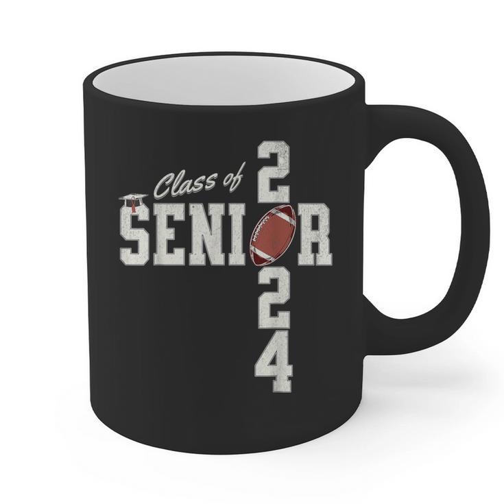 Senior Class Of 2024 Football Graduation Party Favors 2024 Graphic Print Coffee Mug