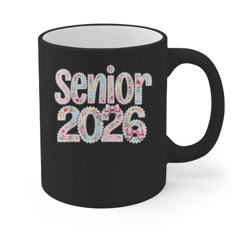 Senior Class Of 2026 Graduation 2026 Coquette Pink Bow Cute Graphic Print Coffee Mug