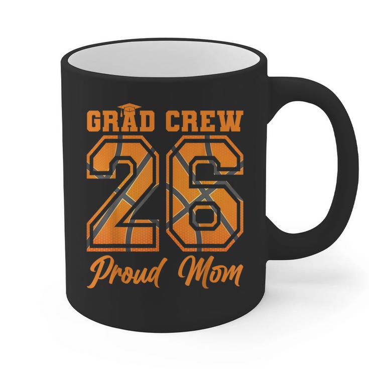 Senior Mom Class Of 2026 Basketball Mom Graduation Graphic Print Coffee Mug