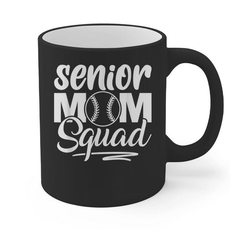 Senior Mom Squad Baseball Class Of 2023 Graduation Graphic Print Coffee Mug