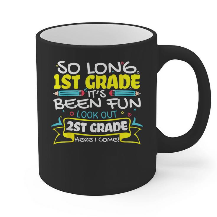 So Long 1st Grade 2nd Grade Here I Come School Graduation Graphic Print Coffee Mug