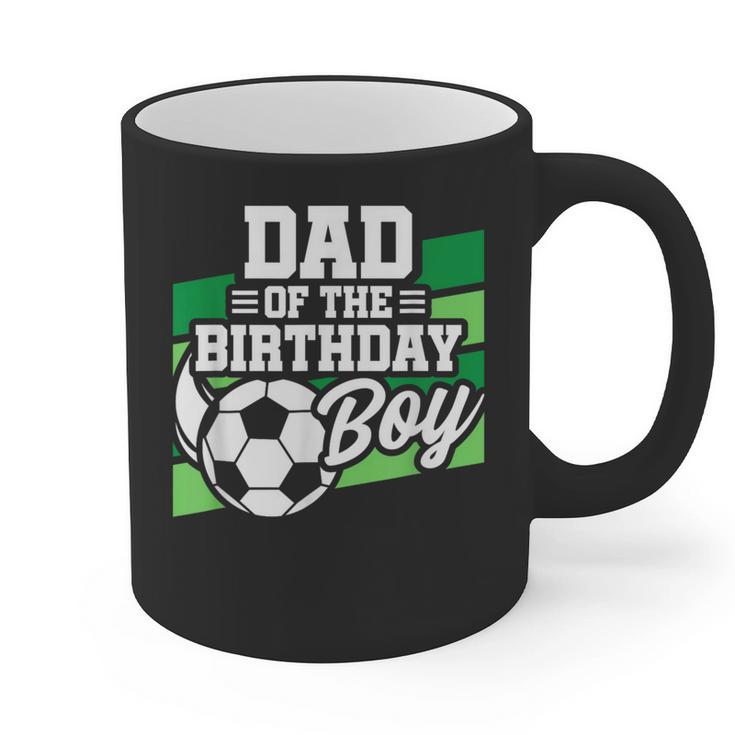 Soccer Birthday Birthday Dad Boys Soccer Birthday Graphic Print Coffee Mug