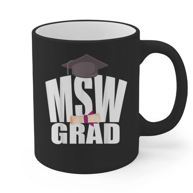 Social Work MSW Graduation Masters Degree Worker 2020 Graphic Print Coffee Mug