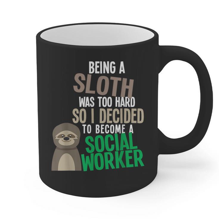 Social Work Student Masters Degree Graduation Graphic Print Coffee Mug