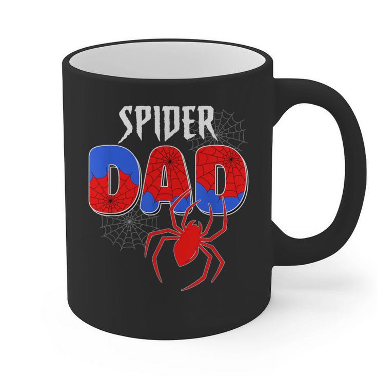 Spiders Dad Matching Family Birthday Father's Day Graphic Print Coffee Mug