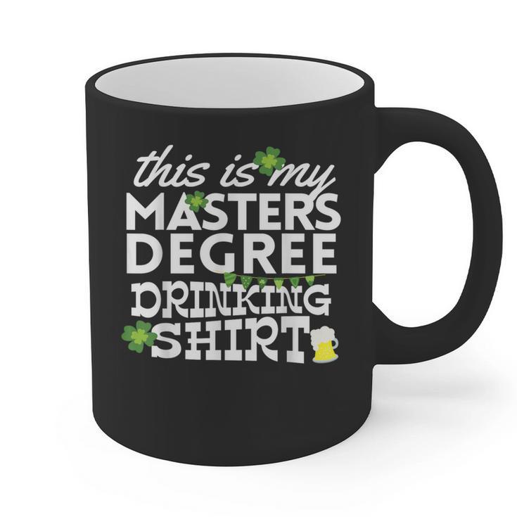 St Patricks Day Masters Degree MSW Graduation Social Work Graphic Print Coffee Mug