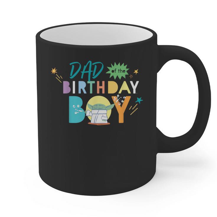Star Wars Grogu Mandalorian Toon Dad Of The Birthday Boy Graphic Print Coffee Mug