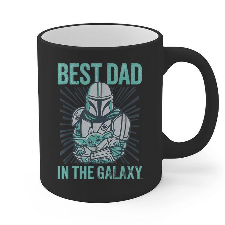 Star Wars The Mandalorian And Grogu Best Dad In The Galaxy Graphic Print Coffee Mug
