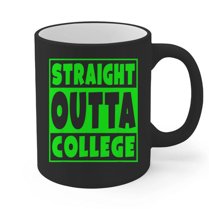 Straight Outta College  2018 Graduation Graphic Print Coffee Mug