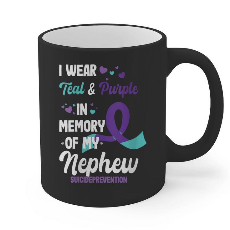 Suicide Prevention Awareness In Memory Of Nephew Graphic Print Coffee Mug Suicide Prevention Awareness In Memory Of Nephew Graphic Print Coffee Mug