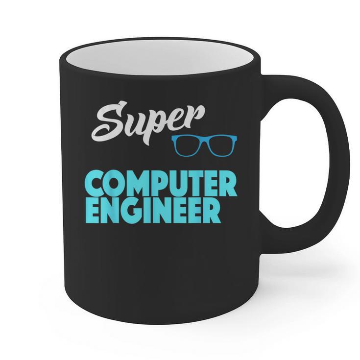 Super Computer Engineer New Job Graduation Graphic Print Coffee Mug