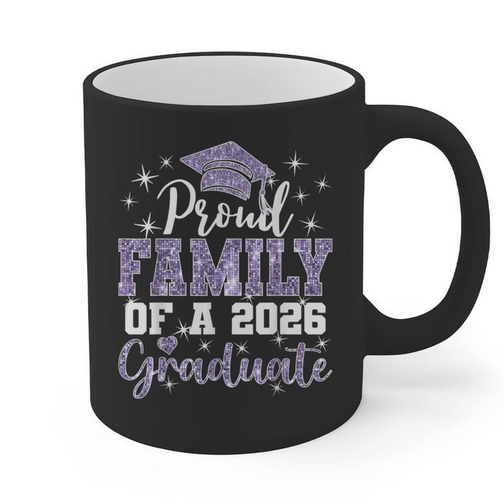 Super Proud Family Of 2026 Graduate Senior Graduation Family Graphic Print Coffee Mug
