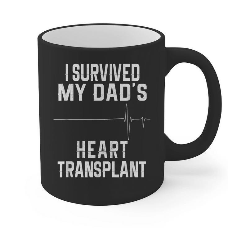 I Survived My Dad's Heart Transplant Graphic Print Coffee Mug