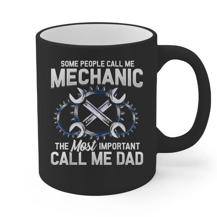 Tee Styley Mechanic Dad Novelty Small Graphic Print Coffee Mug