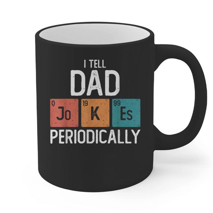 I Tell Dad Jokes Periodically Fathers Day Chemical Graphic Print Coffee Mug