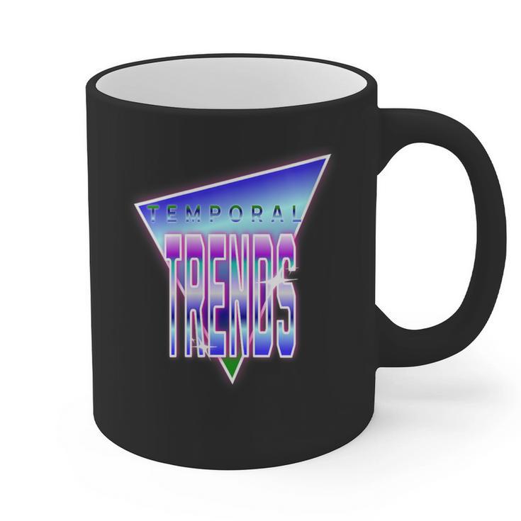 Temporal Trends Vaporwave Style Retro Nostalgia Look Graphic Print Coffee Mug