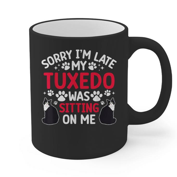 Tuxedo Cat Owner Tuxedo Cat Dad Tuxedo Cat Mom Graphic Print Coffee Mug