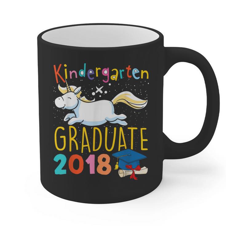 Unicorn Kindergarten Graduation Shirt Girls Graphic Print Coffee Mug