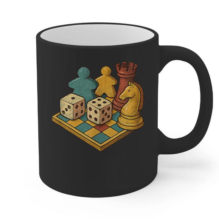 Vintage Board Game Art – Tabletop Nostalgia Graphic Print Coffee Mug