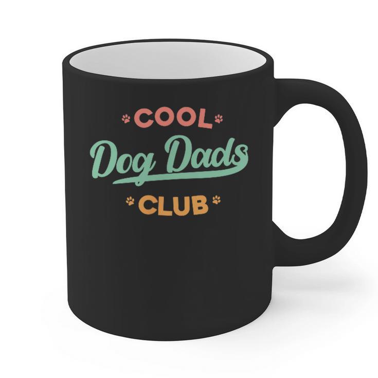 Vintage Cool Dog Dads Club Father's Day Dog Lover Graphic Print Coffee Mug