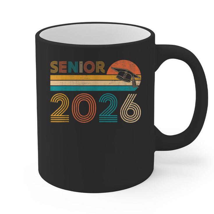 Vintage Senior 2026 Graduate Class Of 2026 Graduation Grad Graphic Print Coffee Mug