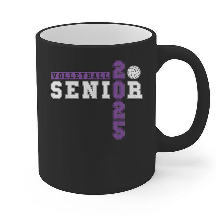 Volleyball Senior Night Volleyball Senior 2025 Graduation 26 Graphic Print Coffee Mug