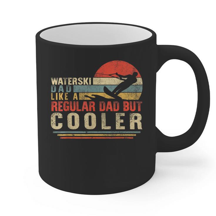 Waterski Dad Fathers Day Ski Lover Dad Water Skiing Rider Graphic Print Coffee Mug