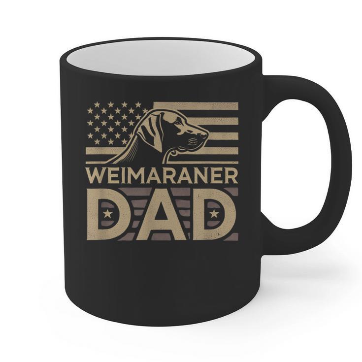 Weimaraners Lover & Weimaraner Shirts Weimaraner Dad -Adults -Kids - Small Short Sleeve V-Neck Polyester Casual Humorous Lover All Seasons Graphic Print Coffee Mug