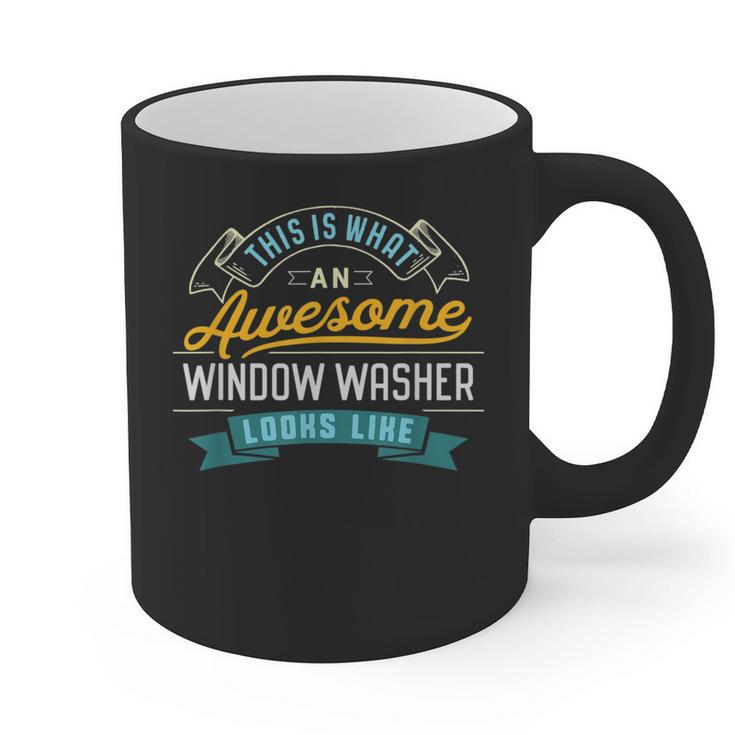 Window Washer Shirt Awesome Job Occupation Graduation Graphic Print Coffee Mug