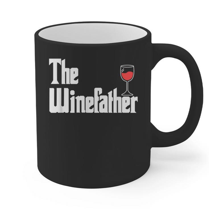 The Winefather Red Wine Tasting Fathers Day Dad Graphic Print Coffee Mug