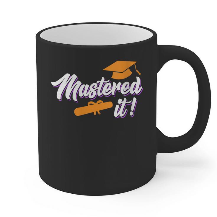 Women's Master Graduation 2026 Mastered It Master's Degree Graphic Print Coffee Mug